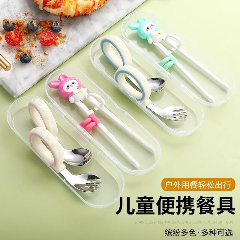 宝宝勺子训练吃饭叉子儿童餐具图片
