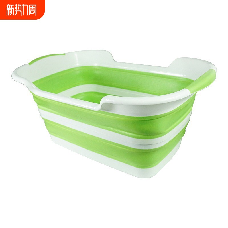 便携式款可折叠宠物洗澡盆冲凉泡澡盆宠物药浴盆杂物收纳篮脏衣篮