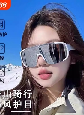 登山护目镜可戴眼镜骑行爬山墨镜