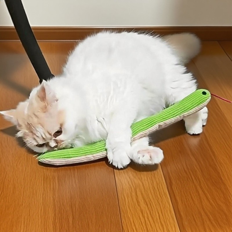 猫咪玩具仿真小蛇自嗨解闷神器耐咬磨牙逗猫棒布偶猫幼猫陪伴玩耍