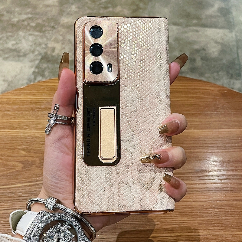 适用荣耀vs2电镀蟒纹铰链保护壳