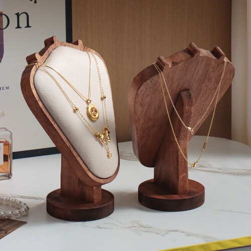 高档复古首饰展示架项链模特脖子手机链珠宝吊坠收纳摆摊展示架
