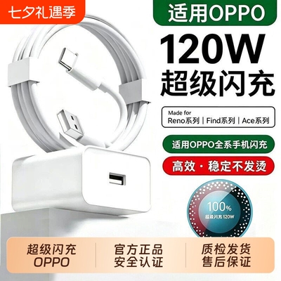 120W适用OPPO真我全系列快充套装