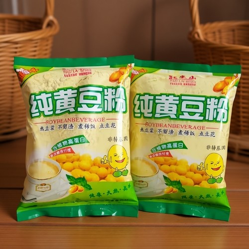 生黄豆粉美味儿童做豆花菜豆腐脑煮豆浆纯黄豆面生粉农家豆面粉
