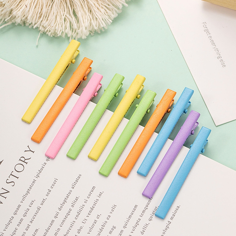 8个6cm清新韩系复古一字夹