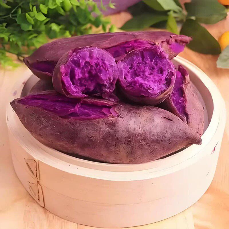 正宗紫薯新鲜现挖番薯5斤农家自种当季红薯粗粮糖水沙地食用紫心