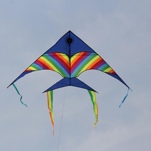 厂家供应潍坊燕鱼风筝新款儿童成人易飞动物风筝 民间工艺品风筝