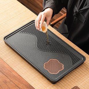 唐丰茶盘家用2026新款小型沥水茶托盘功夫茶具干泡台迷你蓄水茶海