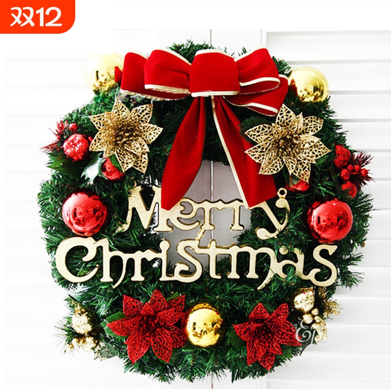 圣诞节装饰品圣诞花环装饰品挂件