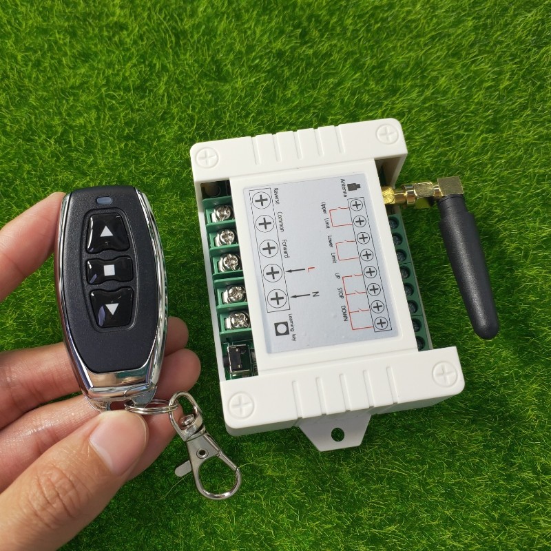 小辣椒金属三键遥控85V-250V二路灯具水泵电机正反转道闸车库