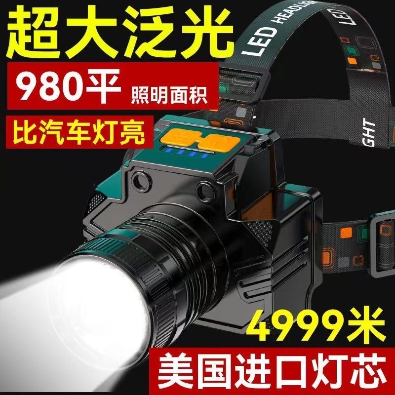 公牛适用LED头灯强光超亮