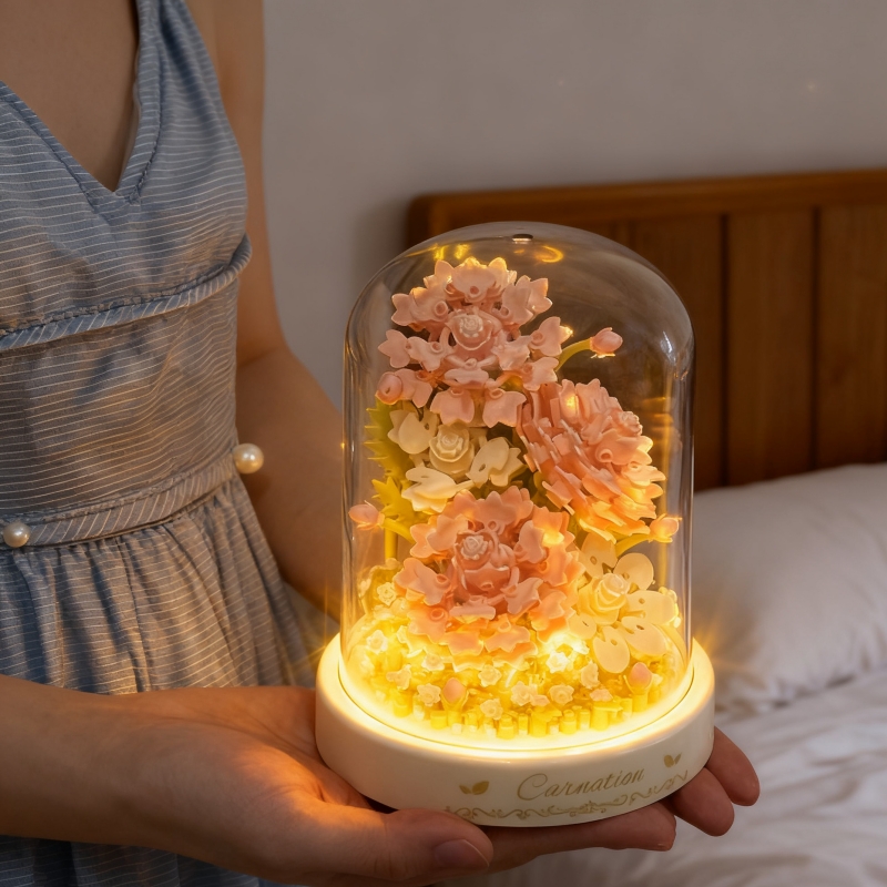 【送礼佳品】永生花盆栽积木