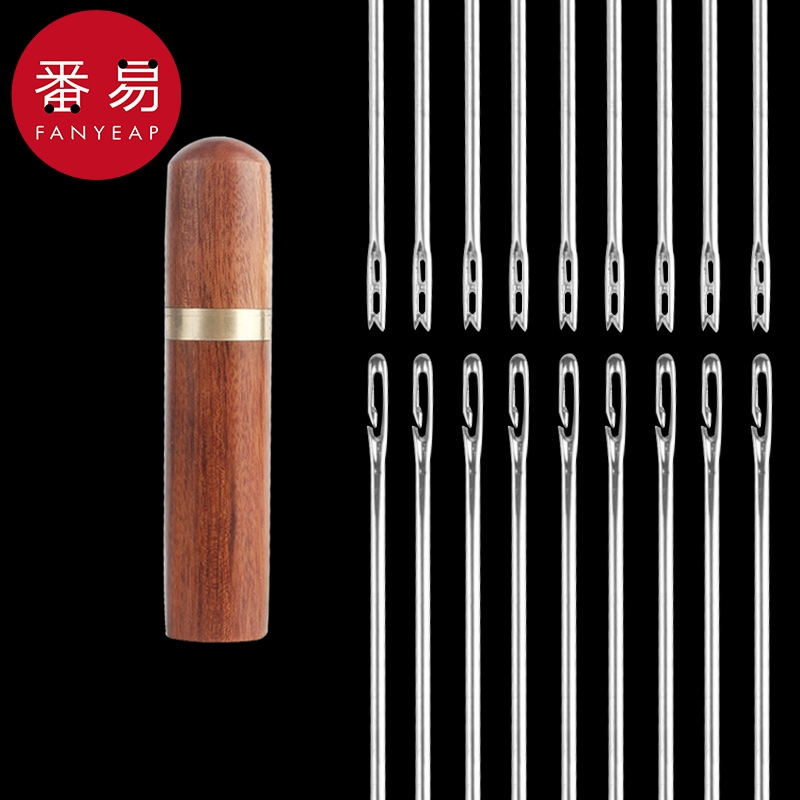 缝衣针B1vo0-免穿针缝被针老人用手缝衣服被子免穿线缝衣针