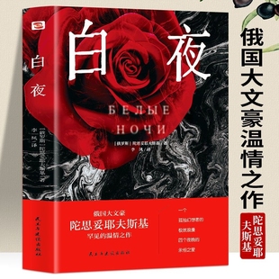 当天发货白夜罪与罚地下室手记被欺凌和被侮辱 温情之作治愈了无数颗孤独幻想家 人进阶三部曲陀思妥耶夫斯基著外国文学陀翁罕见