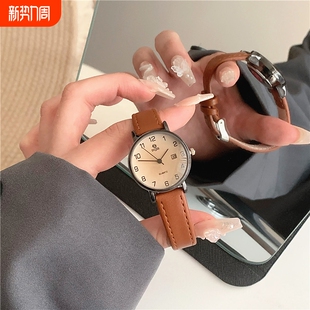 公务员考试专用手表小众初高中学生2025新款 轻奢机械复古简约 女款