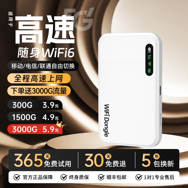 随身WiFi6无线网络移动便携