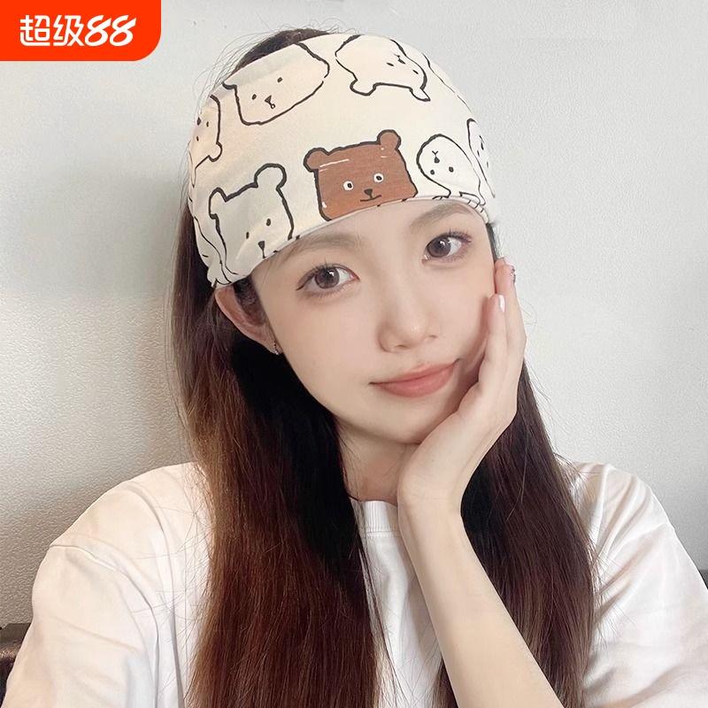 月子发带头巾帽子孕妇夏季春秋透气产后护额头产妇束发薄款纯棉