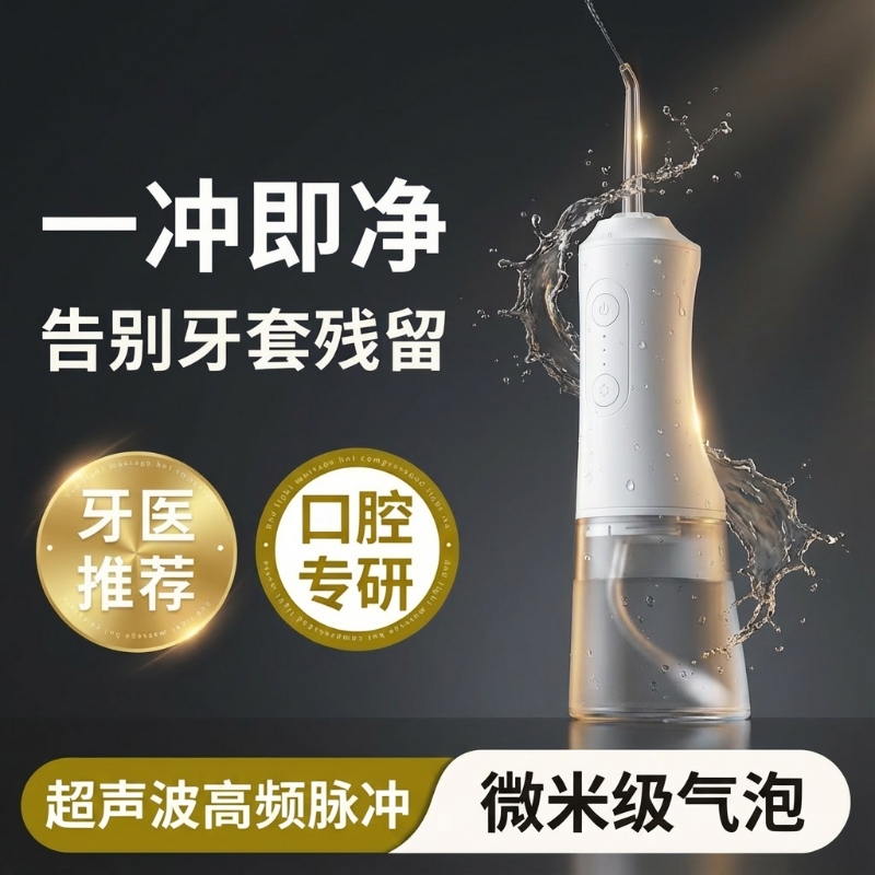 牙医推荐】电动冲牙器家用便携式