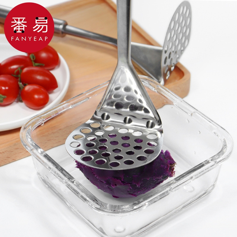 压泥器AA1sn0-土豆紫薯番薯水果捣碎不锈钢家用厨房辅食创意小