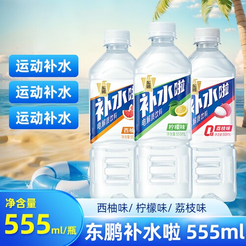 东鹏补水啦柠檬西柚荔枝味