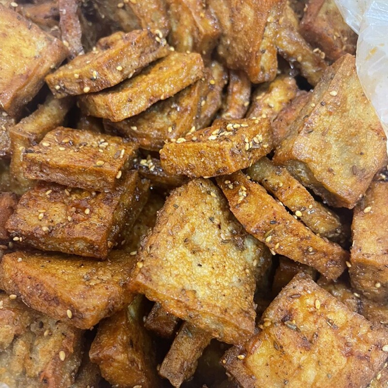 高碑店特产孜然豆干 干 香辣豆干 干 孜然豆腐卷 豆制品小零食 开