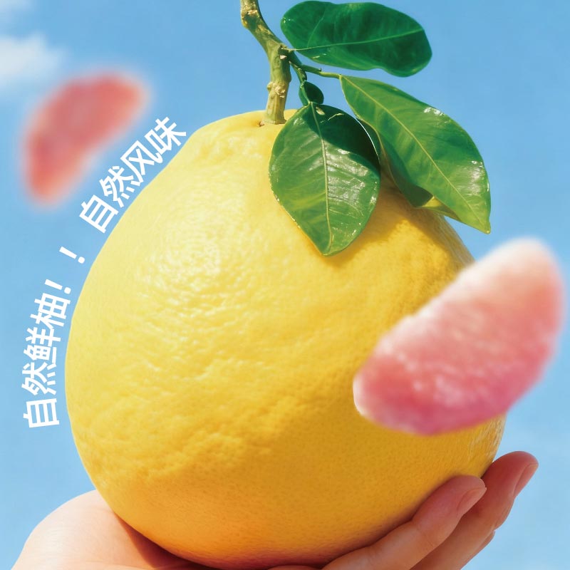 一口爆汁红心柚广丰马家柚
