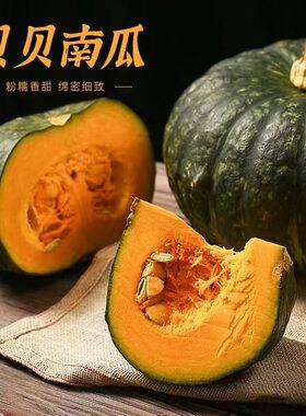 广西正宗贝贝南瓜板栗味老南瓜粉糯香甜孕妇宝宝辅食批发新鲜原产