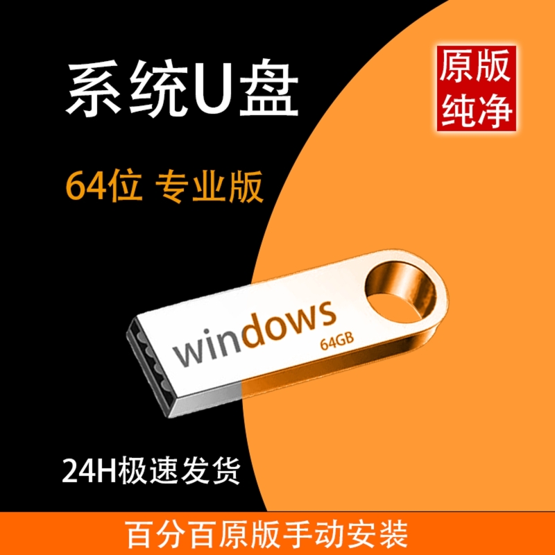 一键安装win10电脑重装系统u盘专业原版纯净7旗舰windows11pe启动