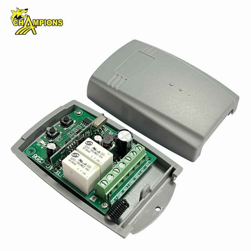 直流12独立两路控制器门禁灯具电源开关电控锁具电机无线遥控开关