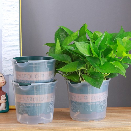 塑料简约带嘴自动吸水懒人花盆