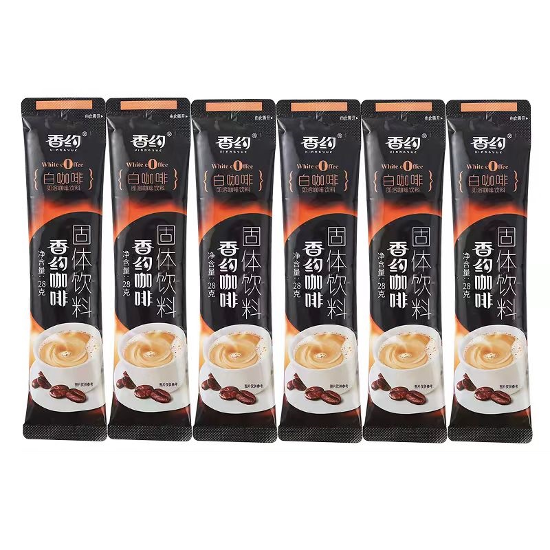 香约咖啡白咖啡/香醇摩卡/丝滑拿铁提神速溶咖啡冲饮多口味可选