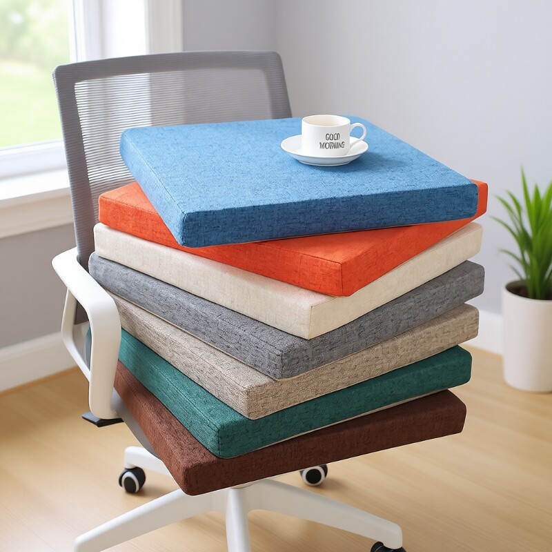 椅子垫座沙发高密度茶椅学生专用办公室海绵四季久坐不塌陷神器