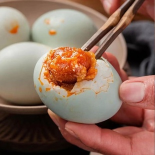 正宗高邮咸鸭蛋咸蛋配稀粥美味饱满流油起沙流油真空包装开袋即食