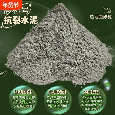 水泥地面修补防水速干堵漏王白水泥砂浆胶填充自流平抗裂快干修复