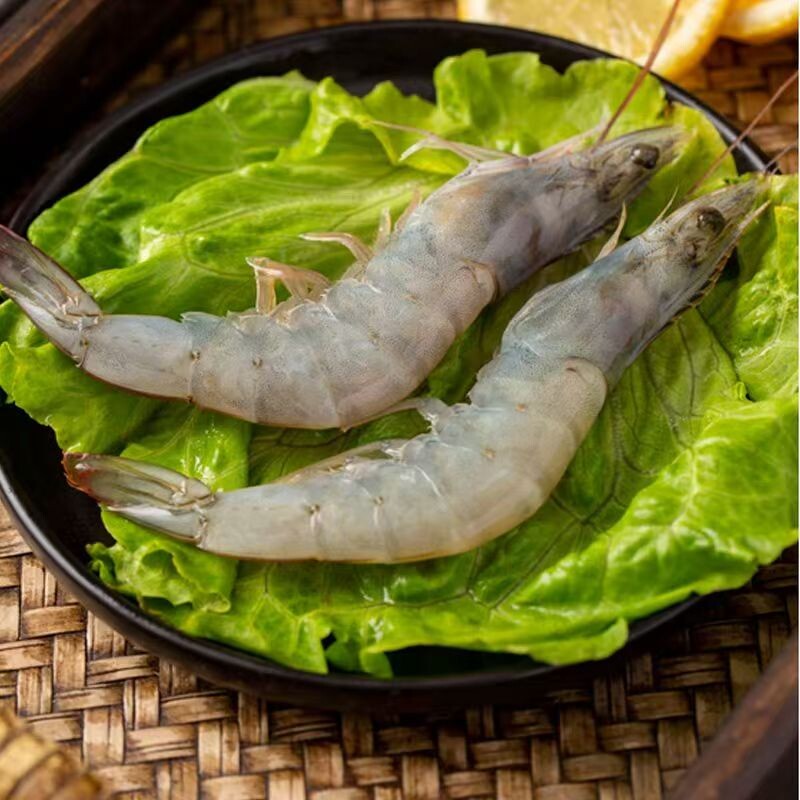 鲜活速冻大虾单冻白虾大虾生鲜盐冻鲜活冷冻大虾白对虾海鲜水产