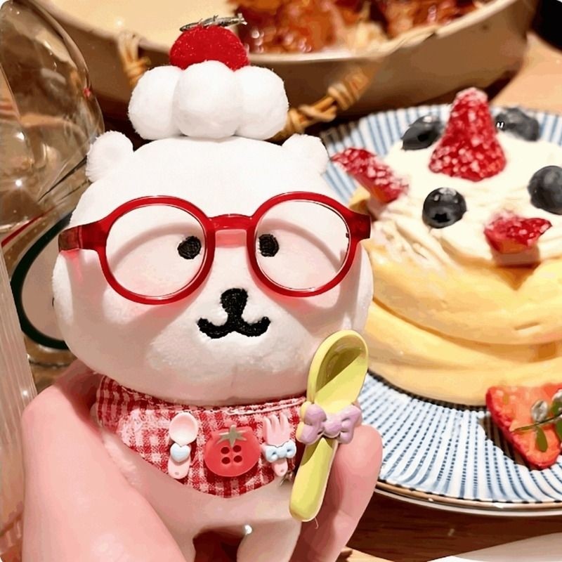 自嘲熊玩偶公仔毛绒钥匙书包挂件chiika圣诞礼物生日礼物女生可