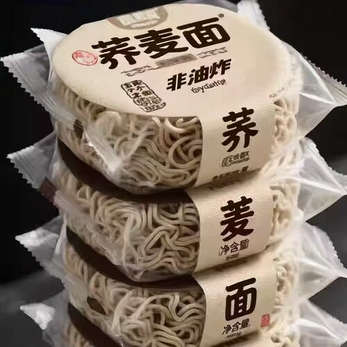 0脂肪荞麦面方便面减脂泡面