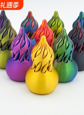 3d打印玩具葫芦推推乐解压二合一创意益智减压玩具生日礼物摆件