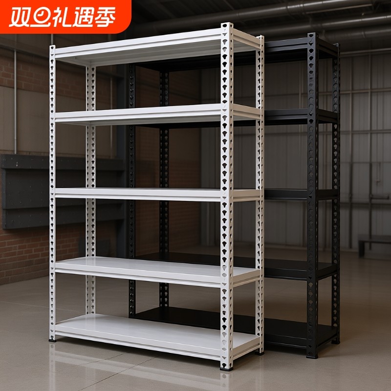 置物架多层厨房角钢货架展示架家用可调节仓储置物架超市储物铁架