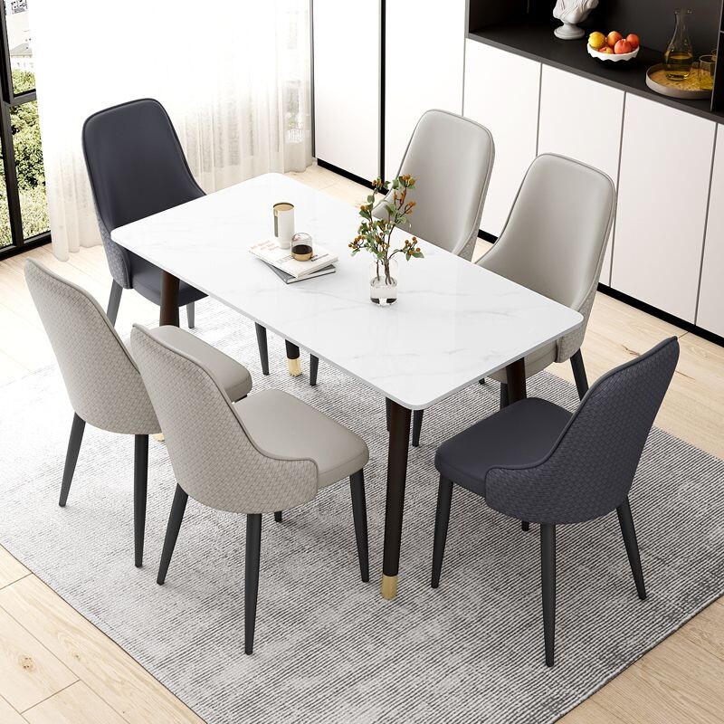 d现代简约餐椅家用餐厅客厅餐桌椅子凳子加厚靠背酒店仿藤编织椅