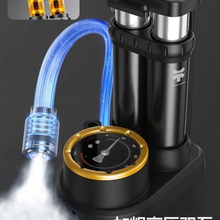 高压打气筒自行车家用通用电动车电瓶摩托气管篮球便携脚踩充气泵