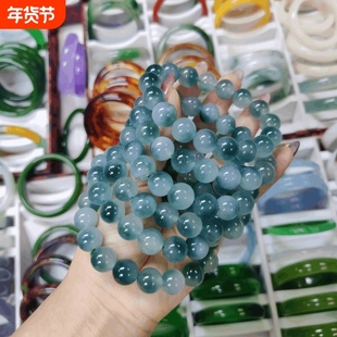 小石矿珠宝天然和田玉晴水烟紫猫眼藕粉南红碧玺水晶手链手镯吊坠