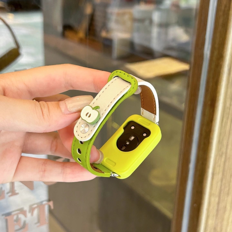 适用华为手环10/9/8/7NFC版表带新款band6pro腕带真皮女生荣耀手环替换智能电子运动手表六七八九代表带配件