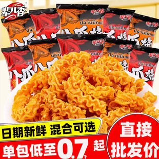 辈儿香八爪烧锅巴40g混合麻辣酱爆肉味批发价36包大礼包办公室