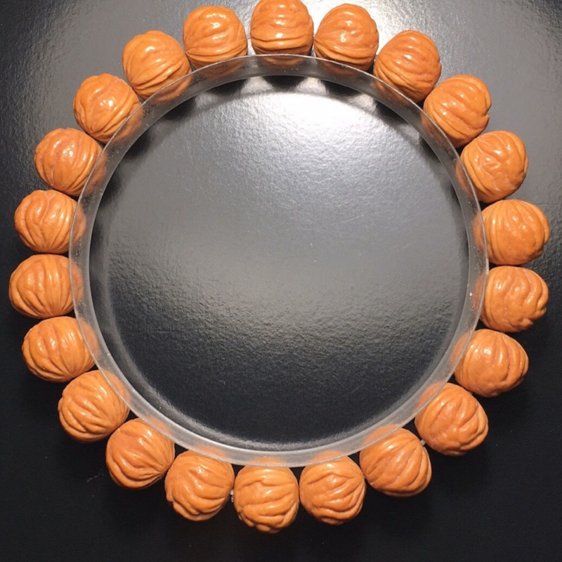 小核桃手串金蟾蛤蟆头13mm秦岭