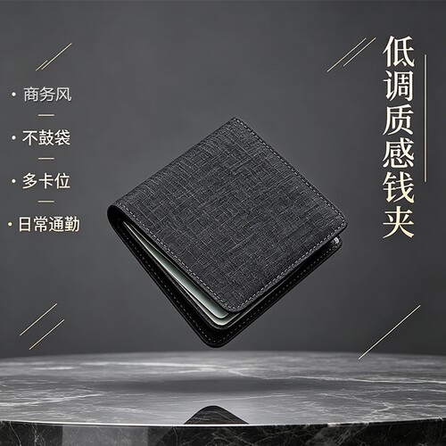帆布超薄皮夹子可放驾驶证
