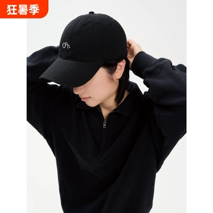 董思成明星同款Oohhygge字母小狗刺绣棒球帽可调节春夏软顶鸭舌帽