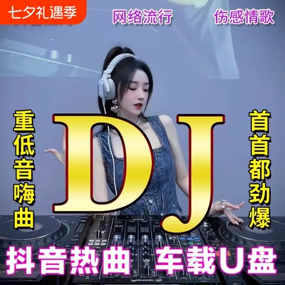 2025新款dju盘车载歌曲音乐抖音流行经典舞曲MP4优盘无损重低音