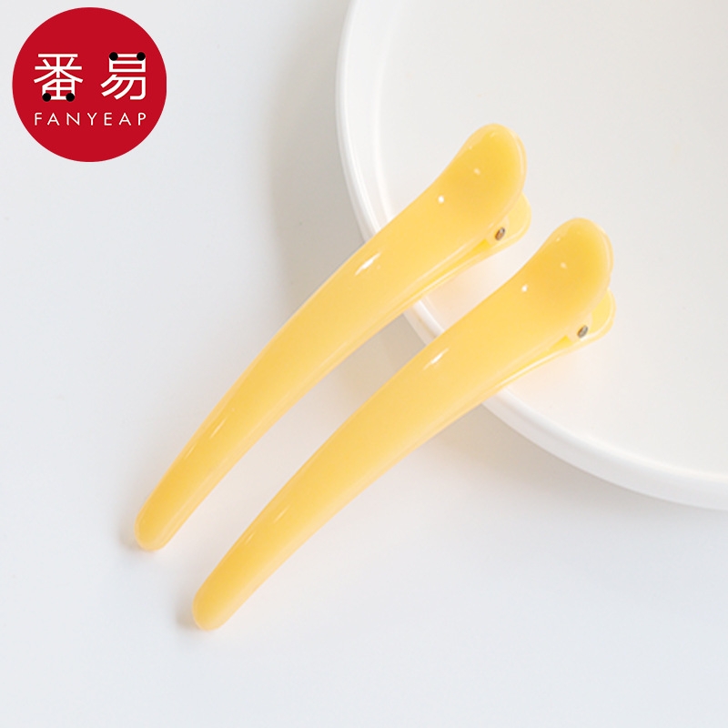 发夹/一字夹DD1sl001-糖果彩色鸭嘴夹头饰一字美发边夹可爱刘海