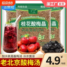 酸梅汤酸梅粉晶原材料包速溶粉自制正宗浓缩汁商用小袋装冲饮饮料